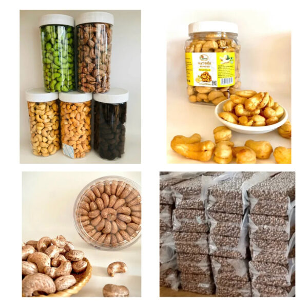 Viet Nam Cashew nut Binh Phuoc Roasted at Factory cashew W320 W240 Crispy delicious 500g Cheap price to export - Image 5
