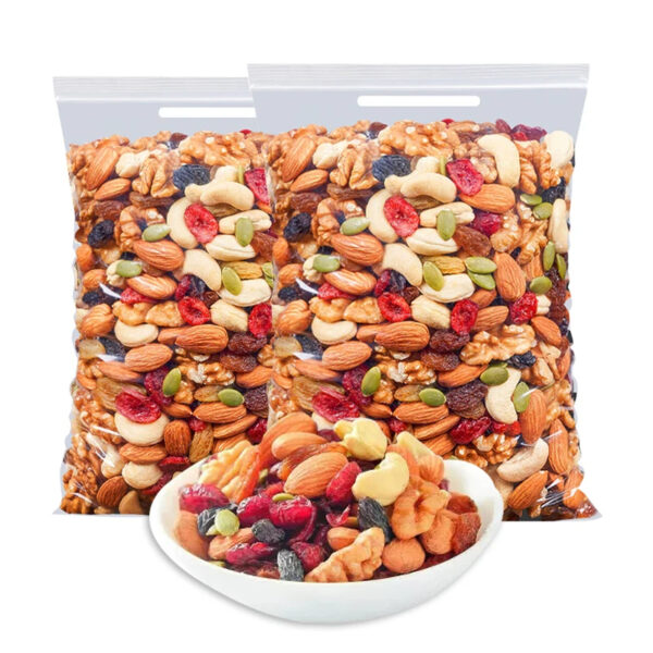 New Arrival 8 Kinds Mixed Nuts 500g Walnut Almond Cashew Nuts Wholesale Healthy Snack