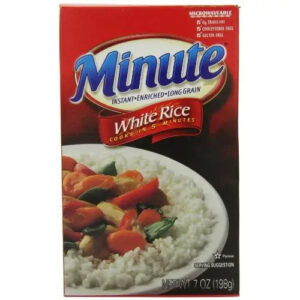 Minute Rice White Rice 7 Ounce [Pack of 24]