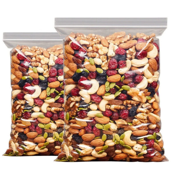 500g Daily Nuts Healthy Snacks Mix Nuts and Fruits of Almond Cashew Pumpkin Seeds Dried Cranberry Box Packaged Hard Texture