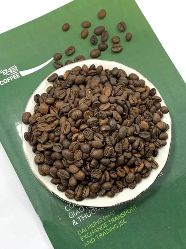 Free sample Roasted Coffee Bean Blend Arabica And Robusta Medium Roast Coffee Specially Blended And Packing 500g