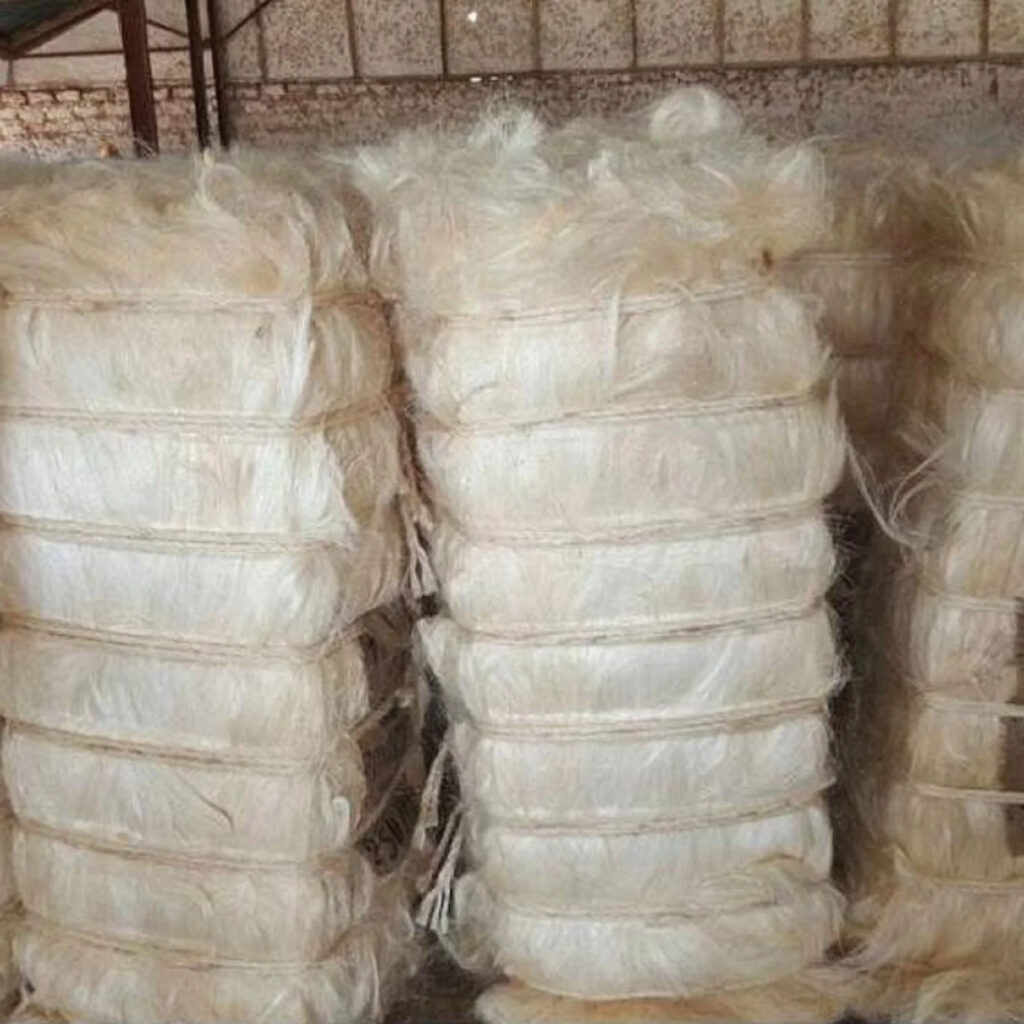 Hot Sale Sisal fiber about 90cm Eco-friendly sisal fiber used for Making Ceilings