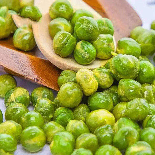 Healthy Snack Foods Fried Salted Green Peas - Vegan