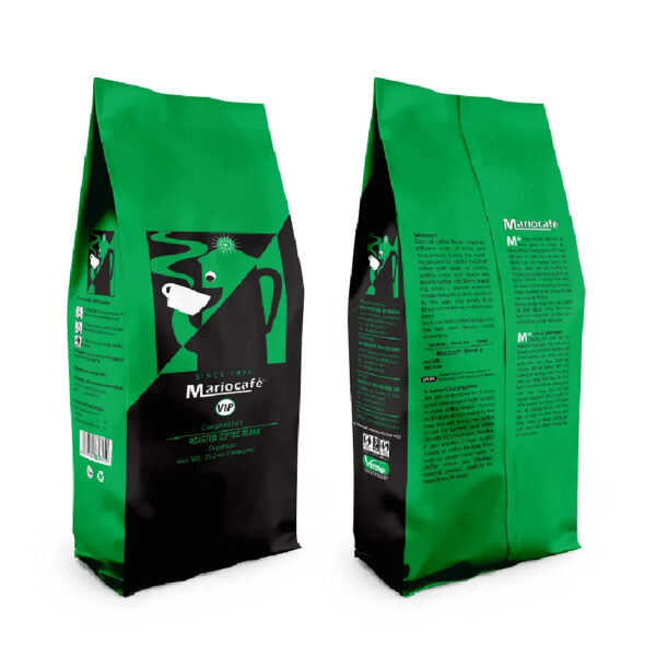 HACCP High Quality Roasted Coffee Beans Mario Coffee 100% Arabica Viet Nam Origin with HACCP -ISO 9001:2015 1kg/Bag