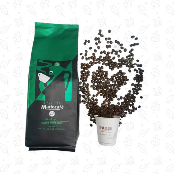 HACCP High Quality Roasted Coffee Beans Mario Coffee 100% Arabica Viet Nam Origin with HACCP -ISO 9001:2015 1kg/Bag - Image 5