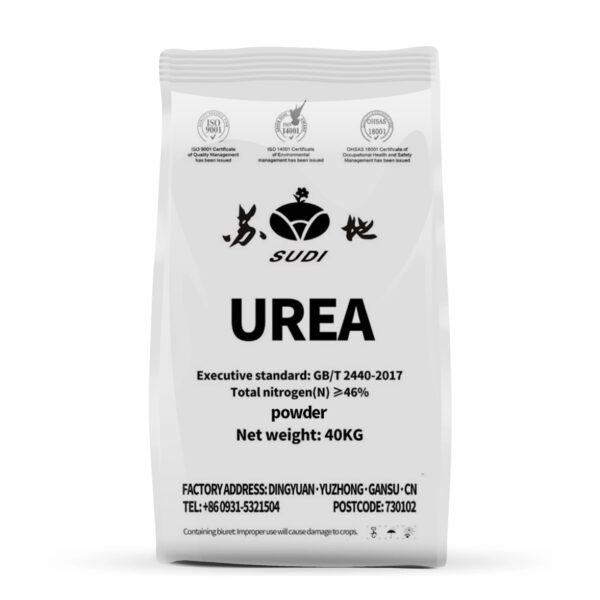 46% Urea Factory Price Nitrogen Fertilizer Powder Granular and Prilled and Powder 1000KG 40KG 50KG Bag