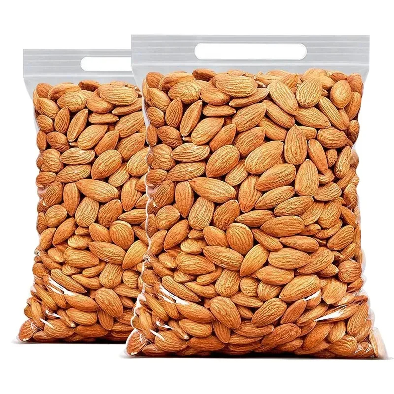 Organic Unshelled Roasted Almonds Freshly Picked Sweet Almond Nuts Hot Sale Food Grade Bulk Export Raw Almonds Natural Color