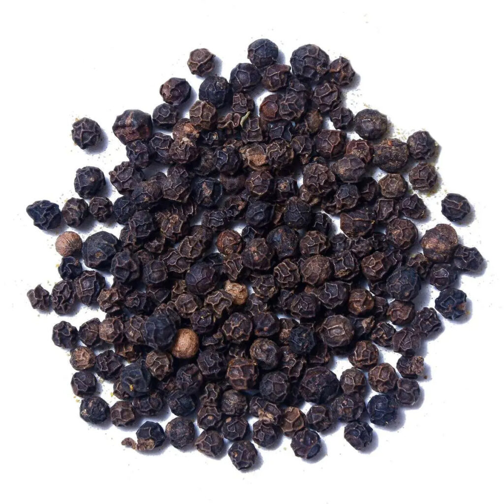Top Quality Piper Nigrum Black Pepper for the Treatment of Fever Dysentery from Indian Supplier Piper Nigrum Black Pepper