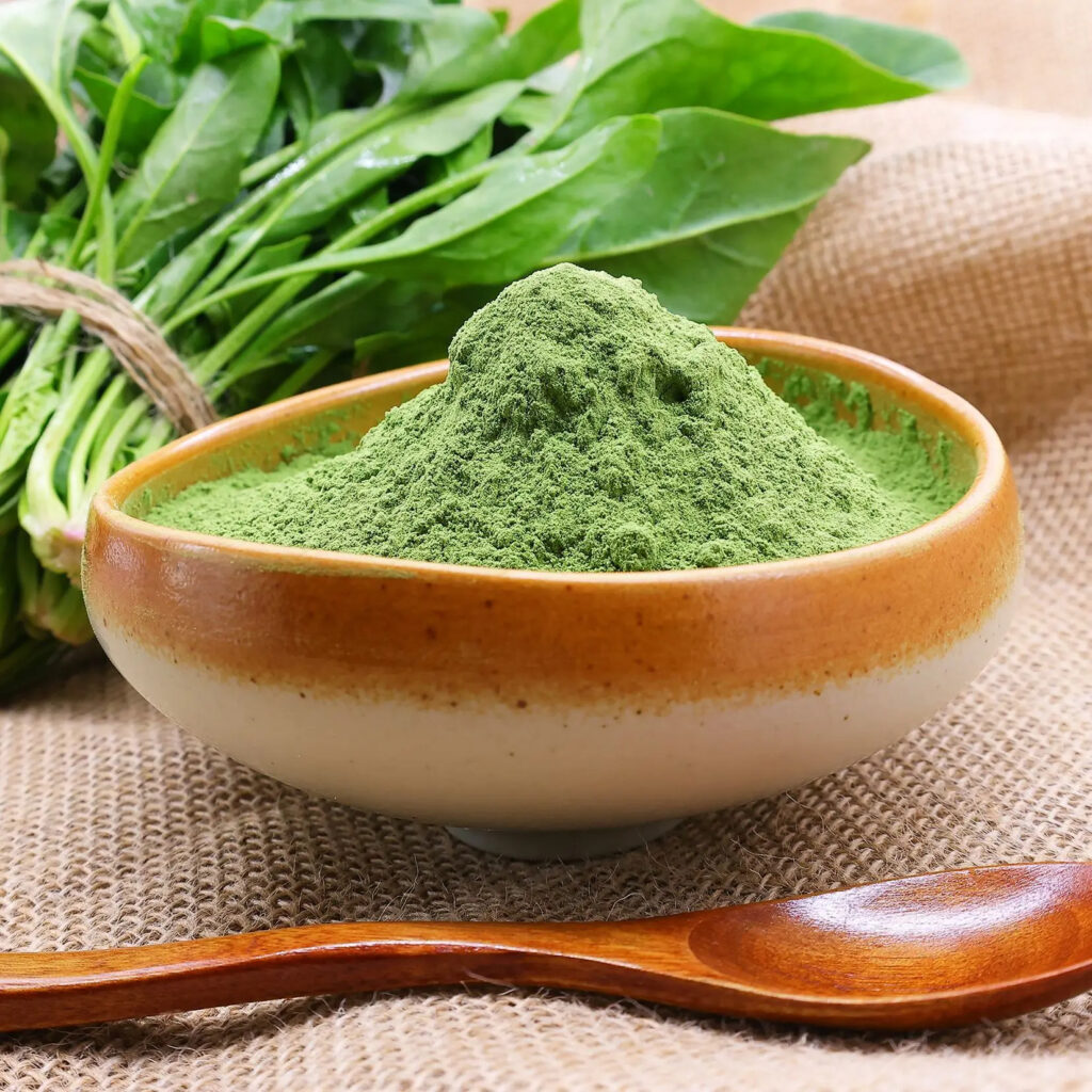 Spinach Powder Manufacturers Supply Natural Vegetable Powder With Wholesale Price Dehydrated Spinach Powder
