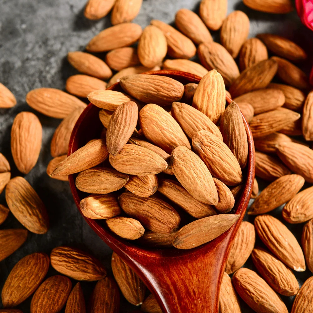 Organic Unshelled Roasted Almonds Freshly Picked Sweet Almond Nuts Hot Sale Food Grade Bulk Export Raw Almonds Natural Color - Image 2