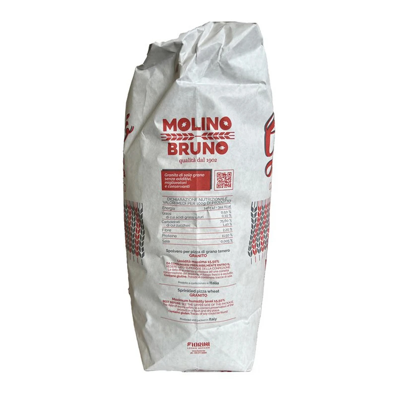 Italian flour " Granito Spolvero Pizza" 5 kg size type 0 soft wheat flour ideal make it easier to spread the pizza making - Image 2