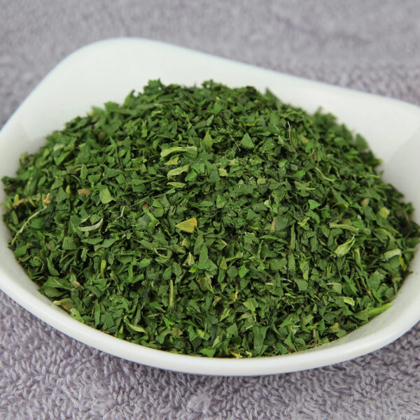 Halal Certified High Quality Air Dried Vegetables Dehydrated Spinach Flakes 6x6mm Good Flavor for Instant Raman Noodles Use - Image 2
