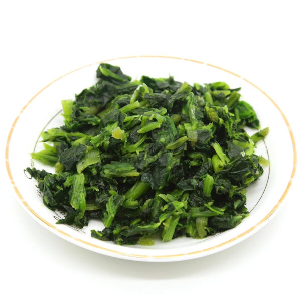 Hot Selling Bulk IQF Frozen Chopped Spinach Cubes Freezing Process BQF IQF Frozen Vegetables - Image 2