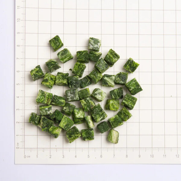 Freeze-Dried Spinach Vegetables Healthy Whole Leaf Flakes for Instant Soup Bulk Packaging AD/FD Drying Process - Image 3