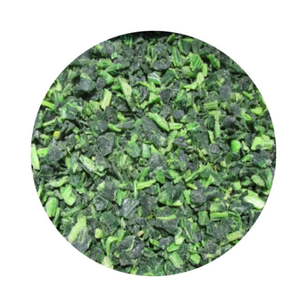 IQF Frozen Spinach Chopped Cuts 10x10mm BRC a Frozen Vegetables IQF - Image 2