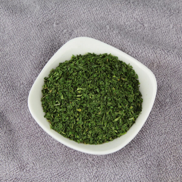 Halal Certified High Quality Air Dried Vegetables Dehydrated Spinach Flakes 6x6mm Good Flavor for Instant Raman Noodles Use - Image 3