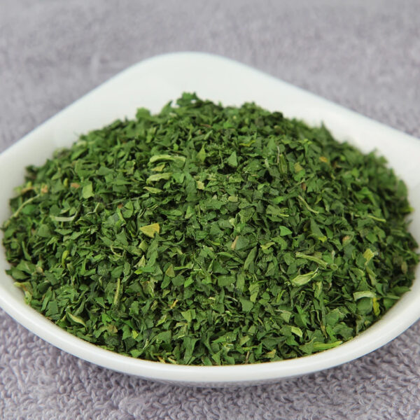 Halal Certified High Quality Air Dried Vegetables Dehydrated Spinach Flakes 6x6mm Good Flavor for Instant Raman Noodles Use - Image 5