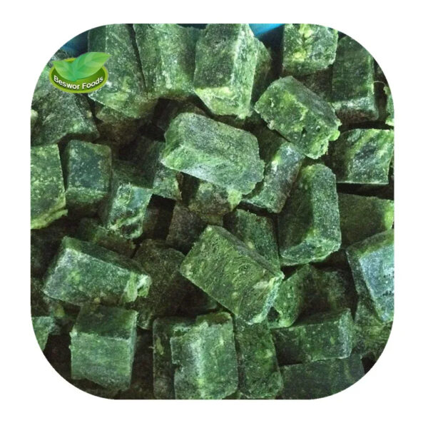 Origin Kenya New Crop Wholesales Frozen IQF Fresh Frozen Spinach Leaves Balls From China Leafs Cuts 3-5cm 1cm Cubes Dices - Image 6
