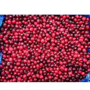 BRC-A Approved Frozen Fruits Q>5mm Organic Factory Price IQF Whole Fresh Sweet Frozen Cranberry for Jam