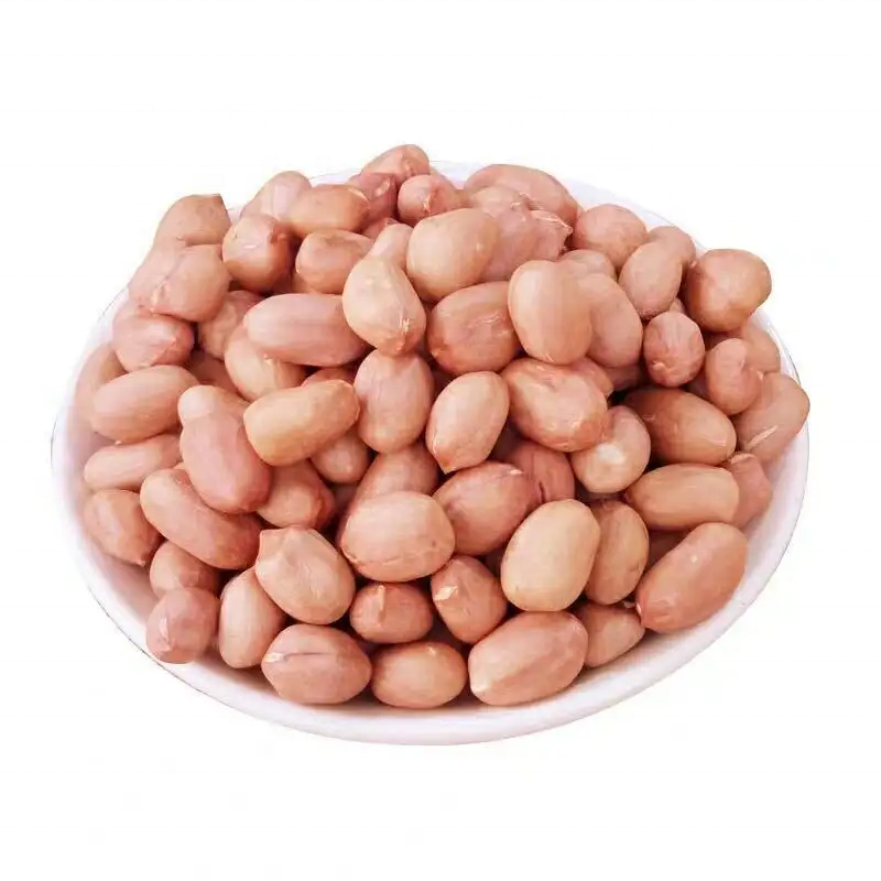 High-nutrition Raw Peanut Kernels in Bulk Dried Red-shelled Peanuts for Sale As Healthy Snack
