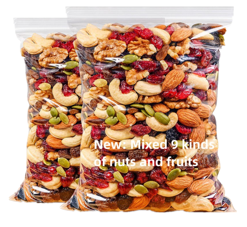 8 Types Mixed Nuts and Dried Fruits 500g Snacks